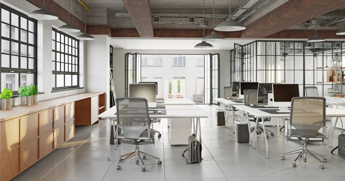 誰もいないオフィス