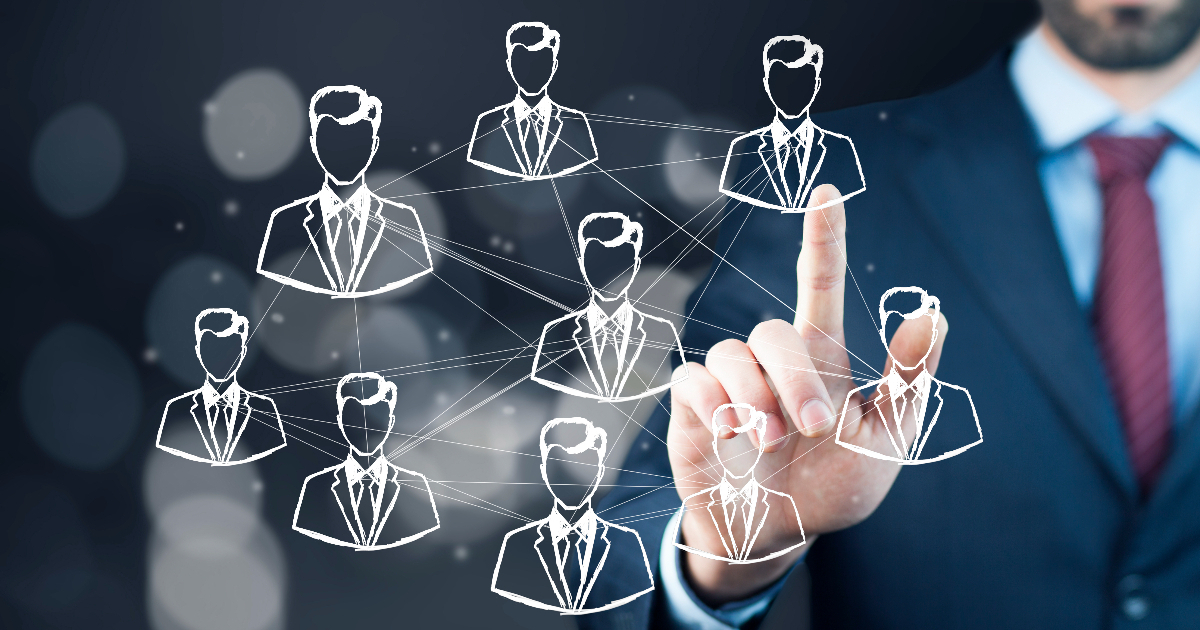 人のネットワークを表した図